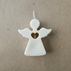 Eņģeļa svece – Roku darbs no dabīga sojas un rapšu vaska