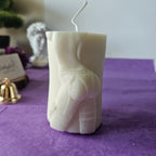 Sensuālā elegance – Sievietes silueta sojas svece