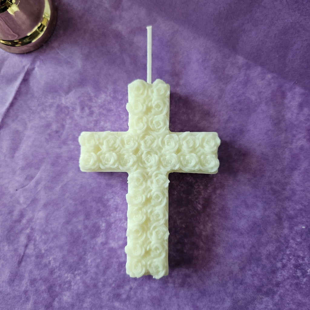 Ziedu krustiņa svece – Miera un garīguma simbols