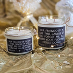 Funny Friendship Candle – “Our Friendship Is Like This Candle” | 100% Soy Wax, Eco-Friendly