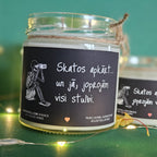 Konteiner svece - Sojas vaska 100% Dabīga, EKO produkts