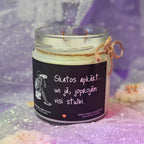 Konteiner svece - Sojas vaska 100% Dabīga, EKO produkts