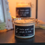 Konteiner svece - Sojas vaska 100% Dabīga, EKO produkts