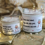 Prikols ar vardi, Helovīni, Sojas vaska svece - Eko produkts