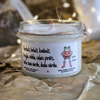 Prikols ar vardi, Helovīni, Sojas vaska svece - Eko produkts