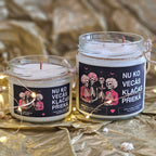 Nu ko, vecās, klačas priekā | Sojas svece ar koka dakti