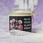 Nu ko, vecās, klačas priekā | Sojas svece ar koka dakti