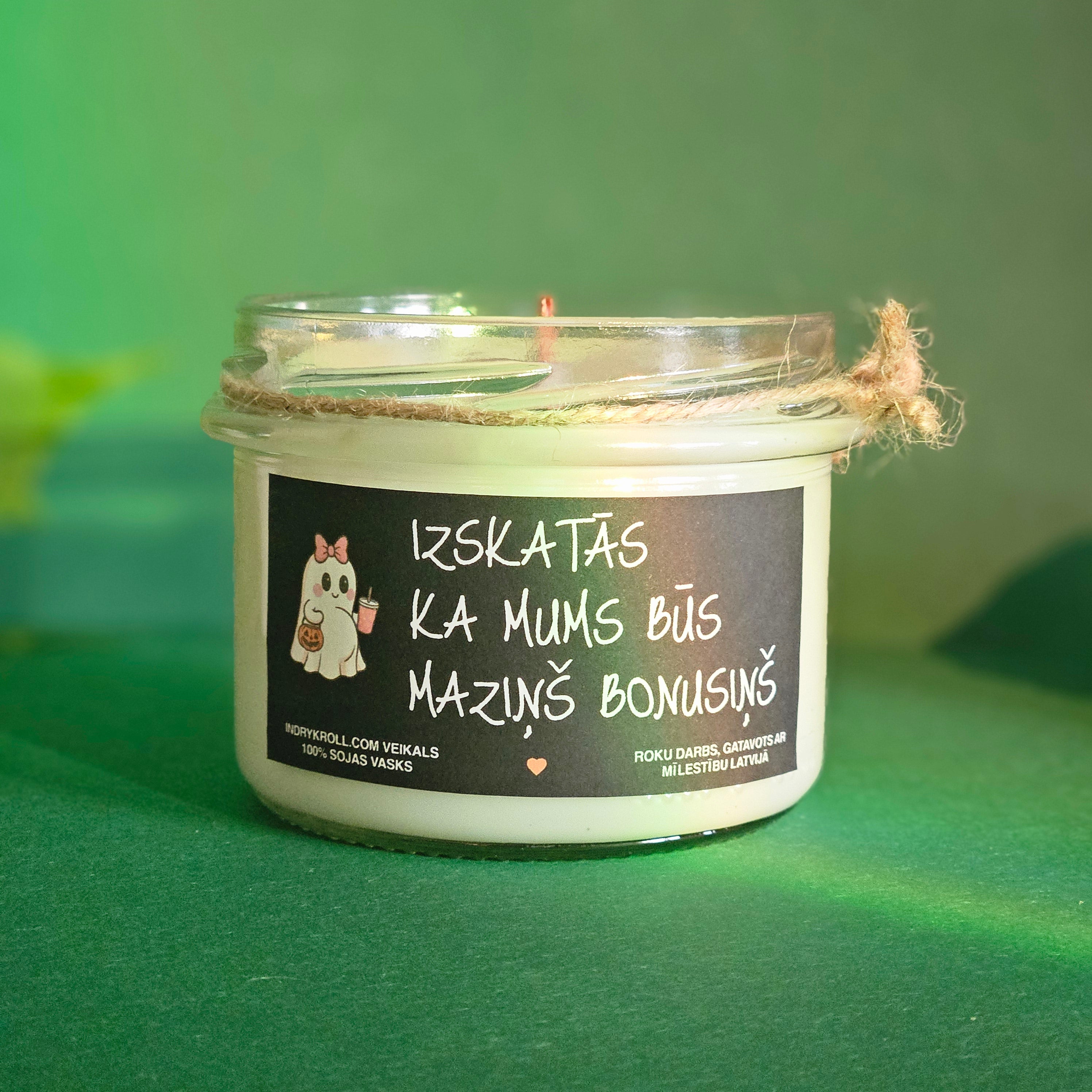 Ģimenes pieaugums | Sojas svece ar koka dakti - Eko produkts