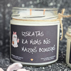 Ģimenes pieaugums | Sojas svece ar koka dakti - Eko produkts