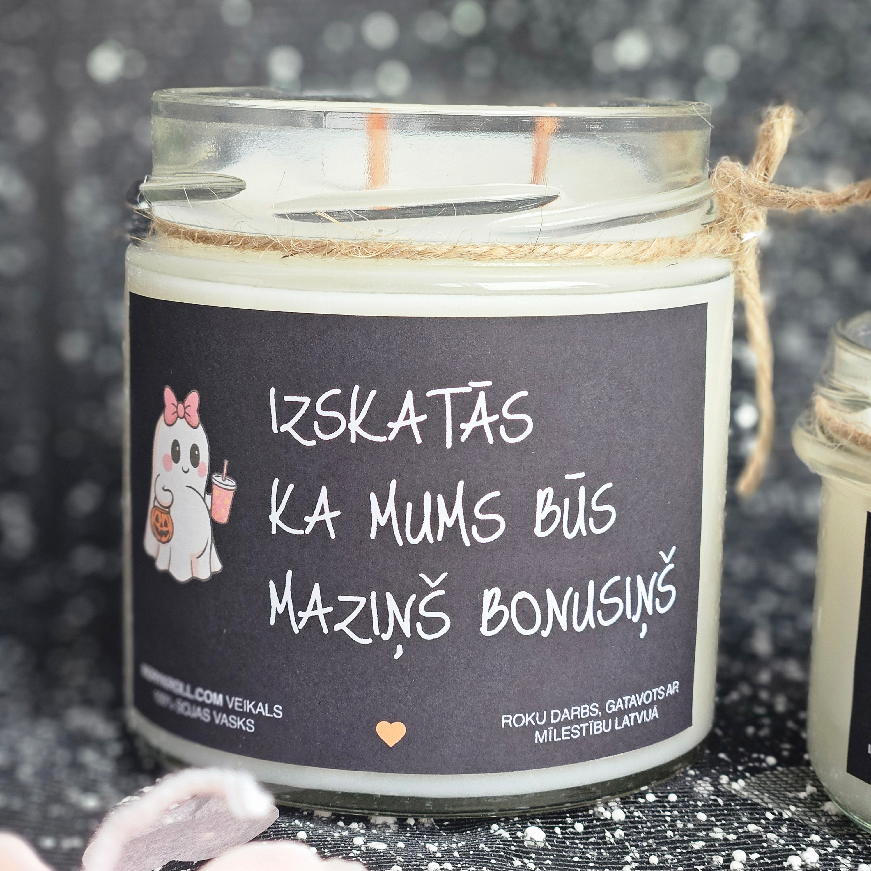 Ģimenes pieaugums | Sojas svece ar koka dakti - Eko produkts