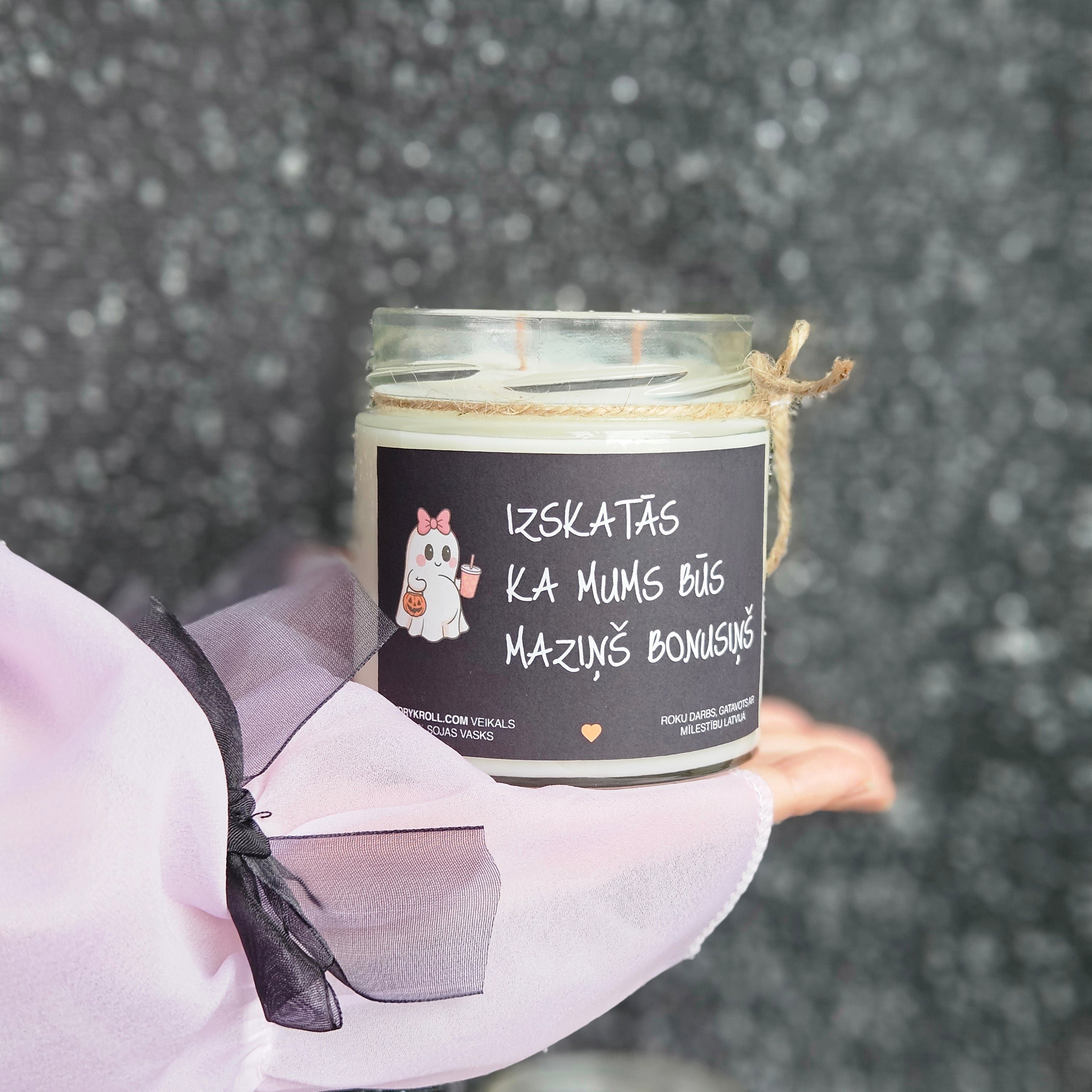 Ģimenes pieaugums | Sojas svece ar koka dakti - Eko produkts