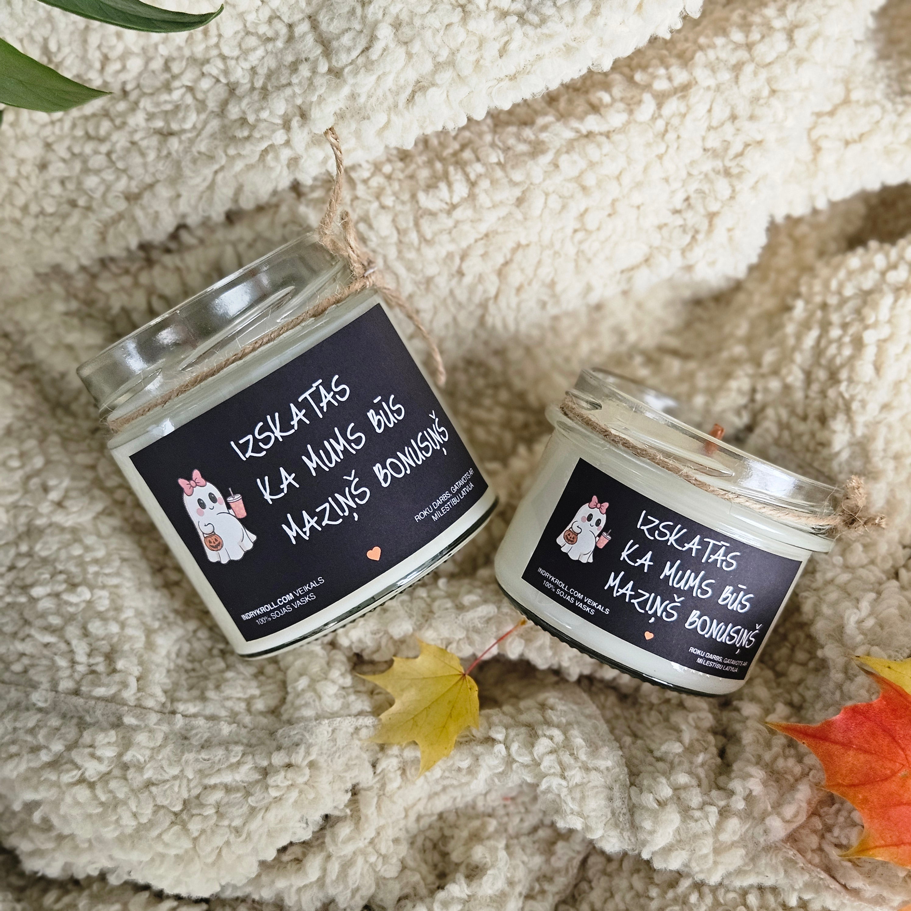 Ģimenes pieaugums | Sojas svece ar koka dakti - Eko produkts