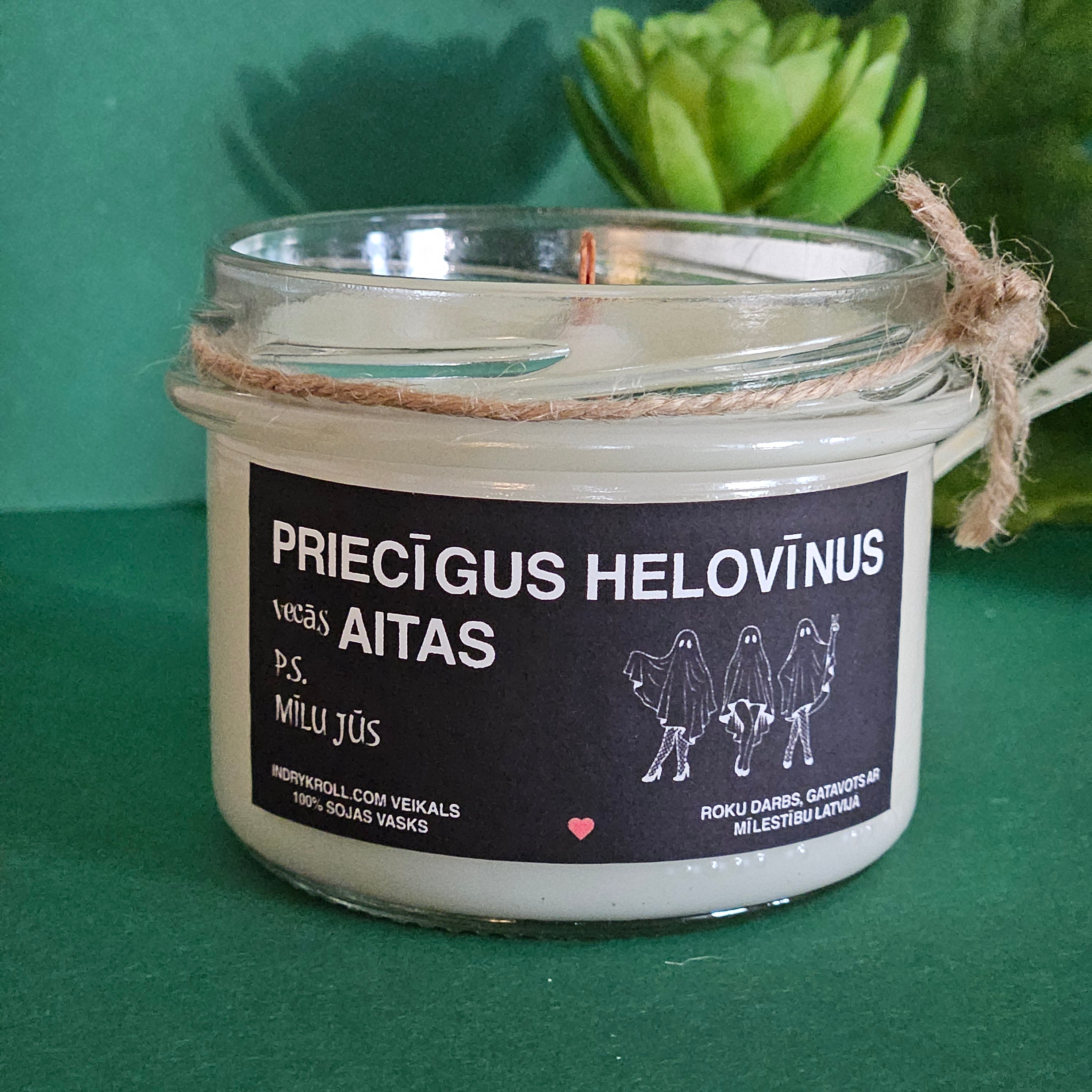Priecīgus Helovīnus, vecās aitas | Sojas svece 100% Dabīga