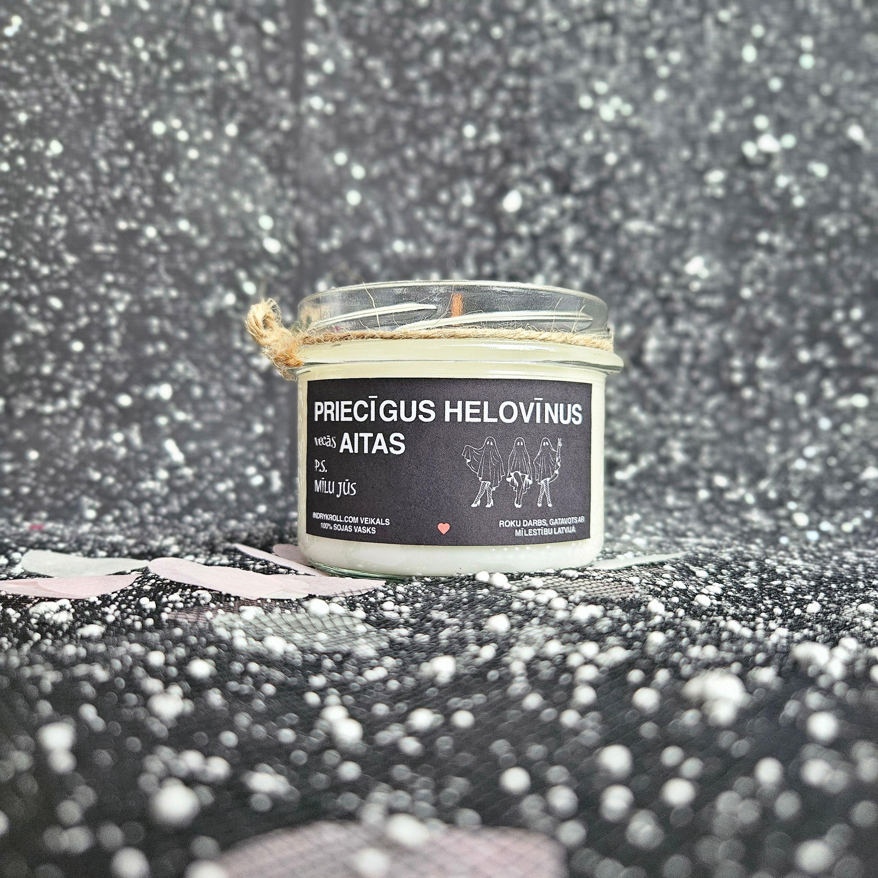 Priecīgus Helovīnus, vecās aitas | Sojas svece 100% Dabīga