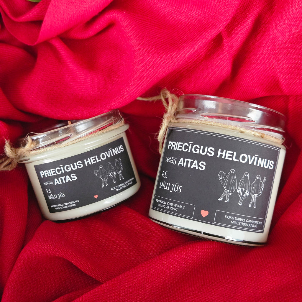 Priecīgus Helovīnus, vecās aitas | Sojas svece 100% Dabīga