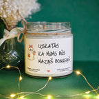 Gaidam mazuli | Sojas svece ar koka dakti