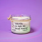 Gaidam mazuli | Sojas svece ar koka dakti