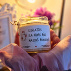 Gaidam mazuli | Sojas svece ar koka dakti