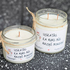 Gaidam mazuli | Sojas svece ar koka dakti