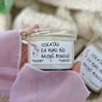 Gaidam mazuli | Sojas svece ar koka dakti