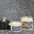 Priecīgus Helovīnus | Sojas svece ar koka dakti - Eko produkts