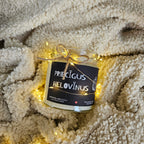 Priecīgus Helovīnus | Sojas svece ar koka dakti - Eko produkts