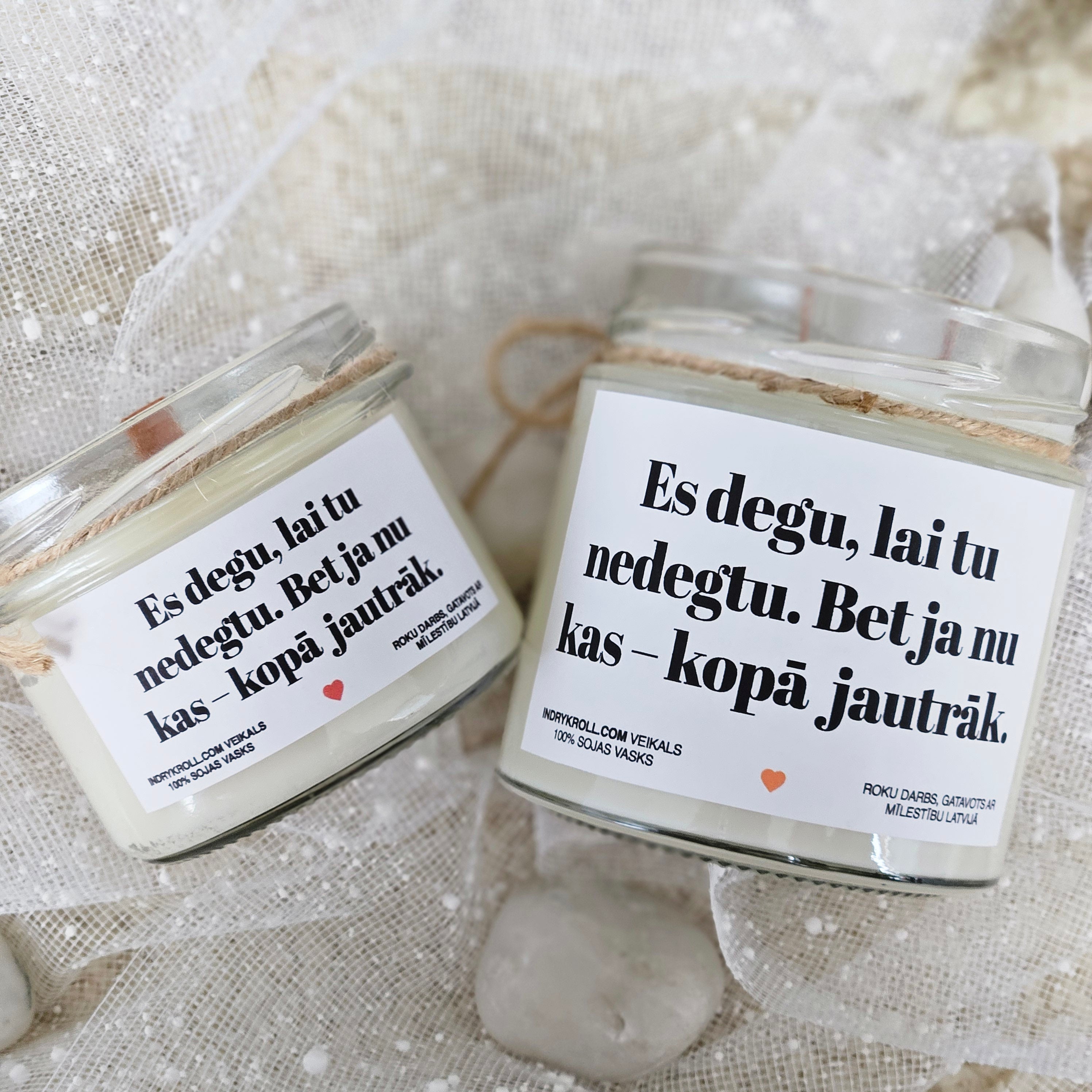 Degu kā nodokļu nauda – skaisti un bez jēgas | Sojas svece ar koka dakti