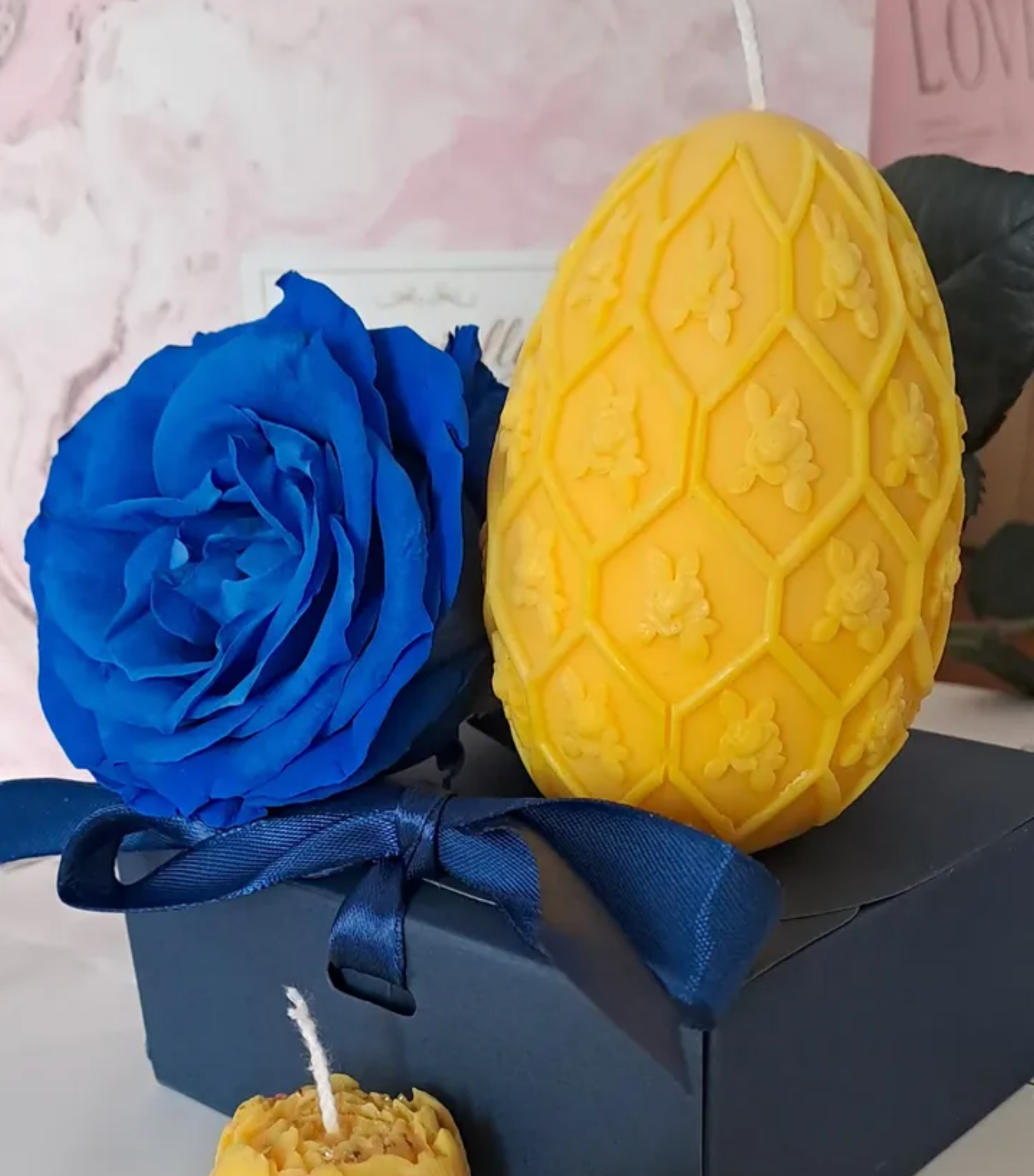 Lieldienu ola - sojas vaska svece