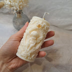 Decorative Angel Pillar Candle – Detailed Sculptural Candle | 145g | 9cm
