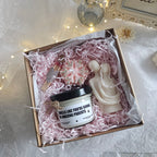Baby Shower Candle Gift Set — Large Jar Candle, Angel & Snowflake