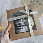 Baby Shower Candle Gift Set — Large Jar Candle, Angel & Snowflake