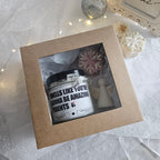 Baby Shower Candle Gift Set — Large Jar Candle, Angel & Snowflake